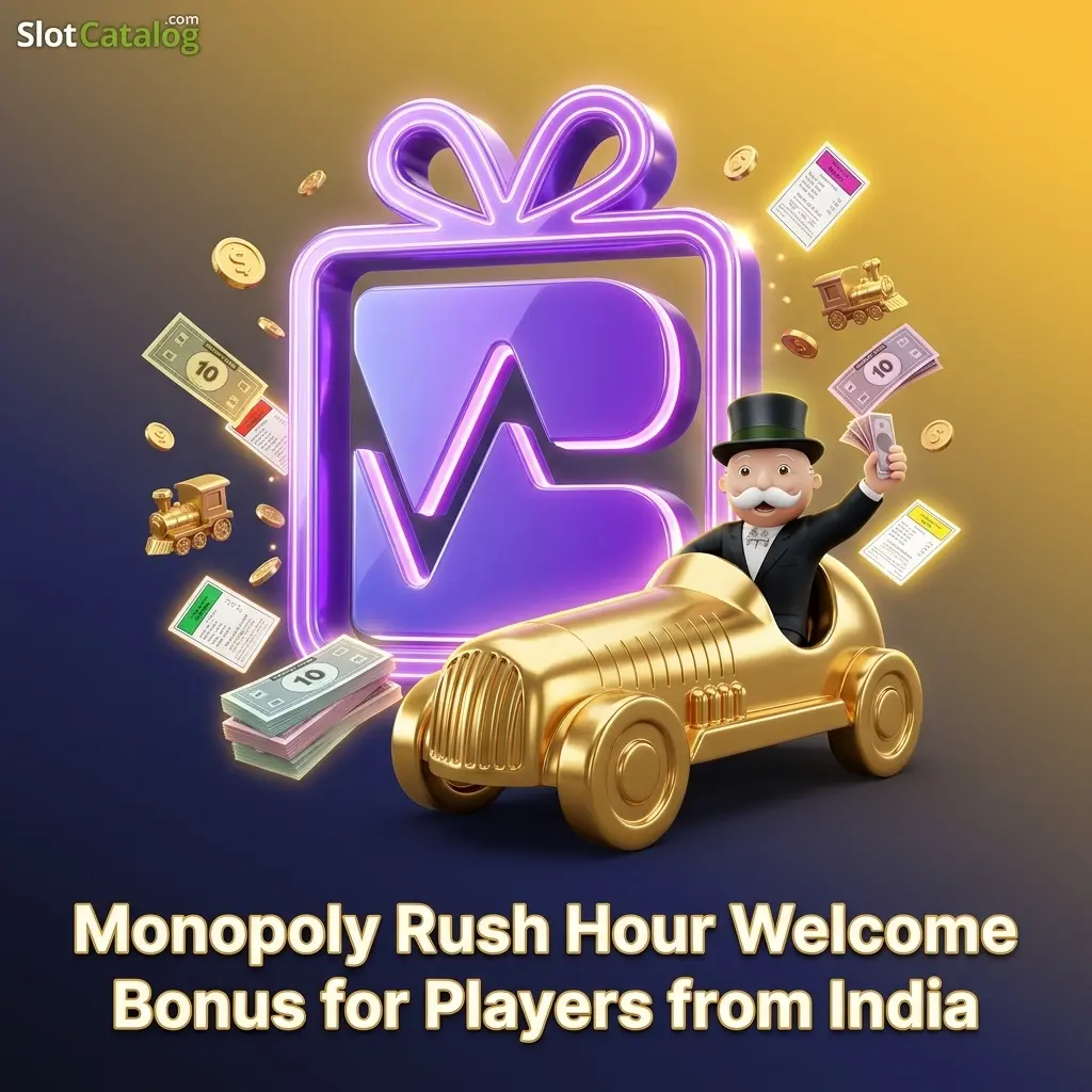 Betvibe 500% welcome bonus up to 1,50,000 INR for new players on Monopoly Rush Hour in India