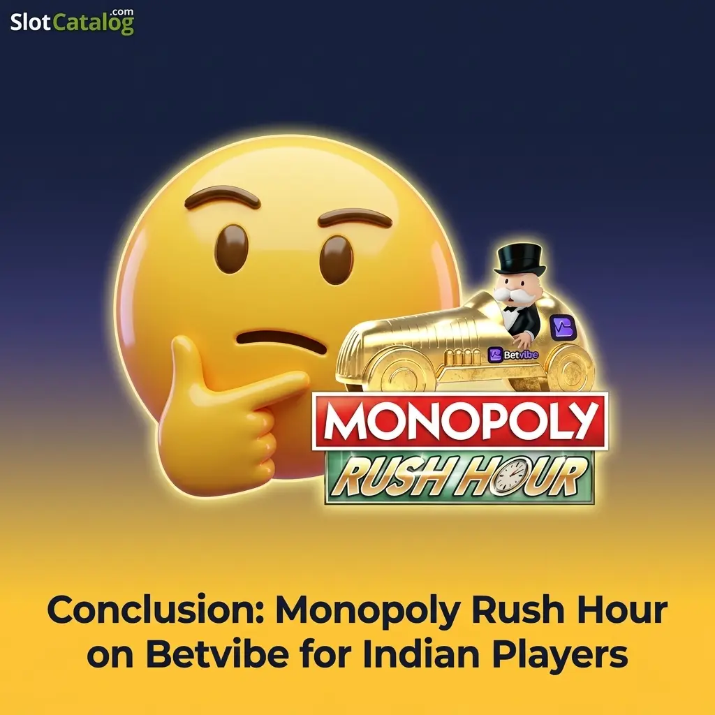 Monopoly Rush Hour on Betvibe India with 500% bonus, INR payments, 96.23% RTP and live game show format