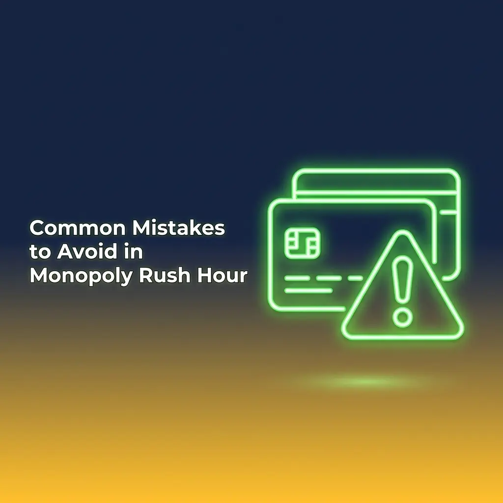 Monopoly Rush Hour slot common mistakes including skipping demo, overbetting, chasing losses, and ignoring bonus terms