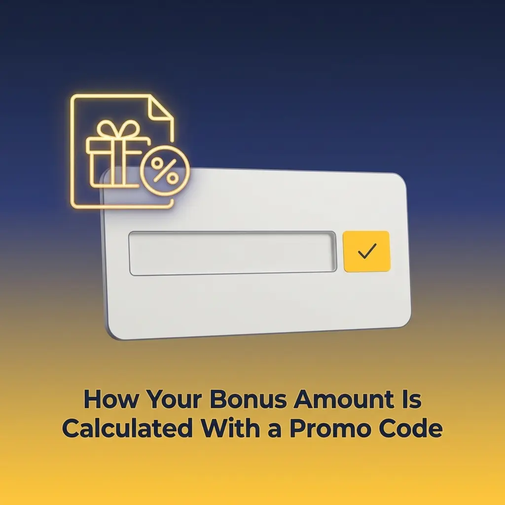 Casino bonus calculation with promo code showing deposit match percentage up to INR 20,000 maximum limit at Dafabet