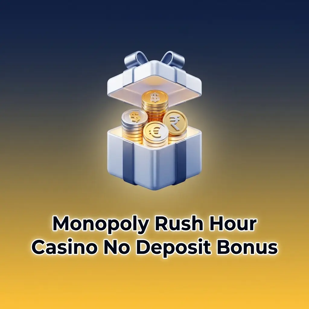 Monopoly Rush Hour Casino no deposit bonus for new players in India to try the game risk-free with casino funds