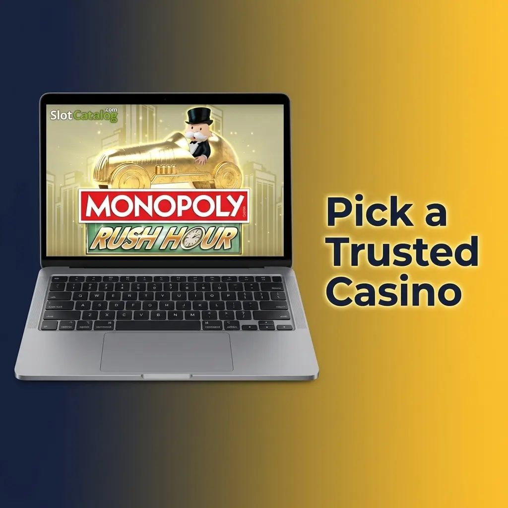 Licensed casino lobby interface for Monopoly Rush Hour with UPI and Indian payment options available