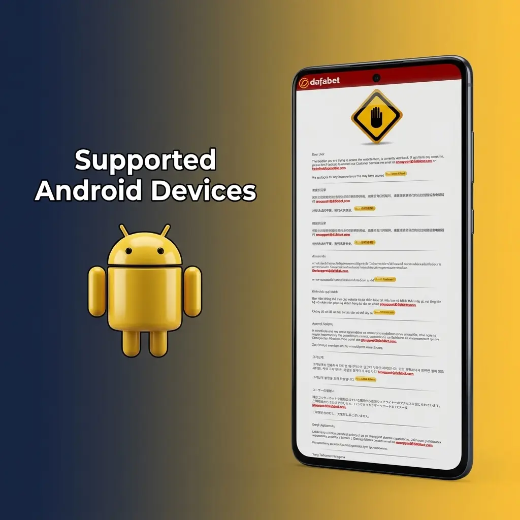 Dafabet Android app tested on 10 devices from budget Redmi 9A to flagship OnePlus 13, all running smoothly