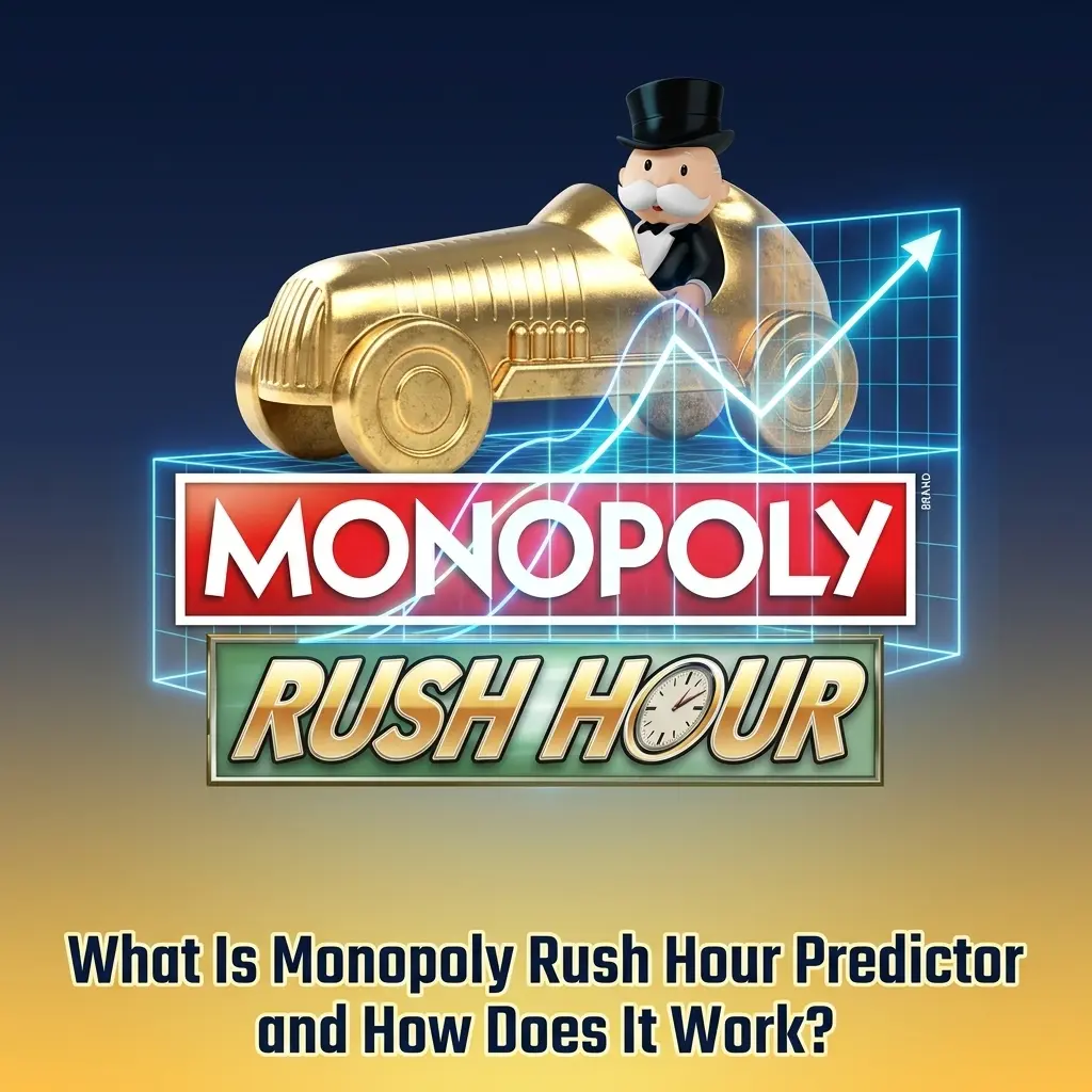 Monopoly Rush Hour Predictor app showing statistical data and pattern recognition tools for live casino betting strategies