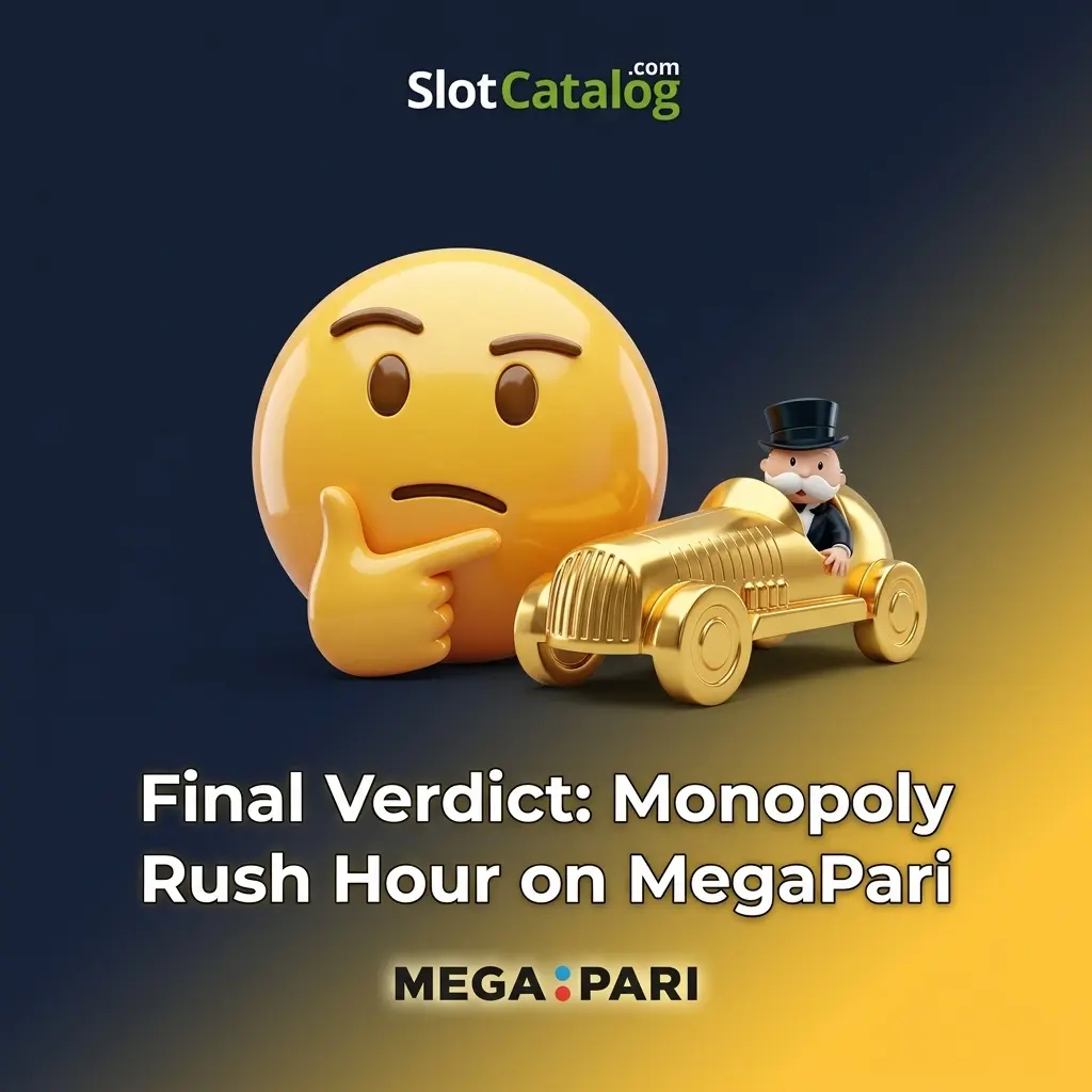 Monopoly Rush Hour live game show on MegaPari with 96.23% RTP and INR 10 minimum bet for Indian players