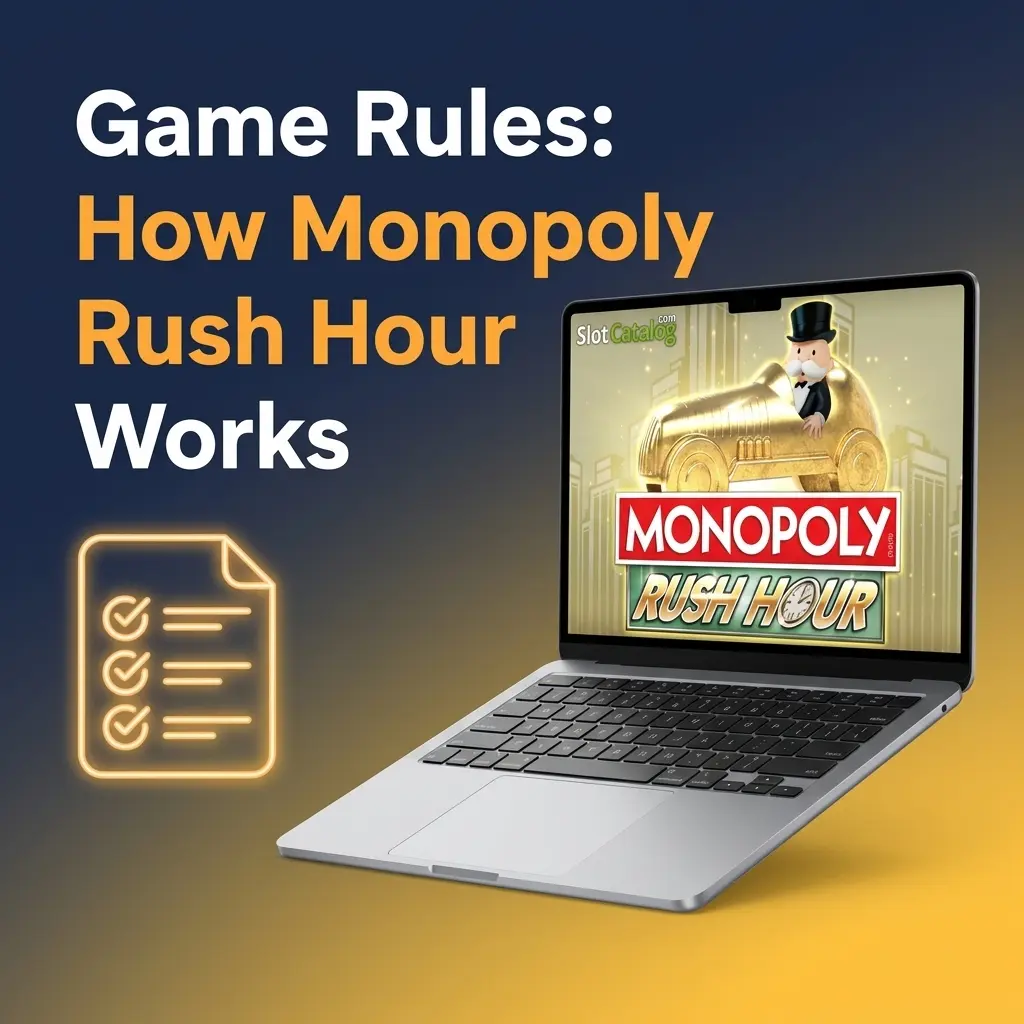 Monopoly Rush Hour live game show wheel spin with numbered segments and bonus rounds for multiplier bets