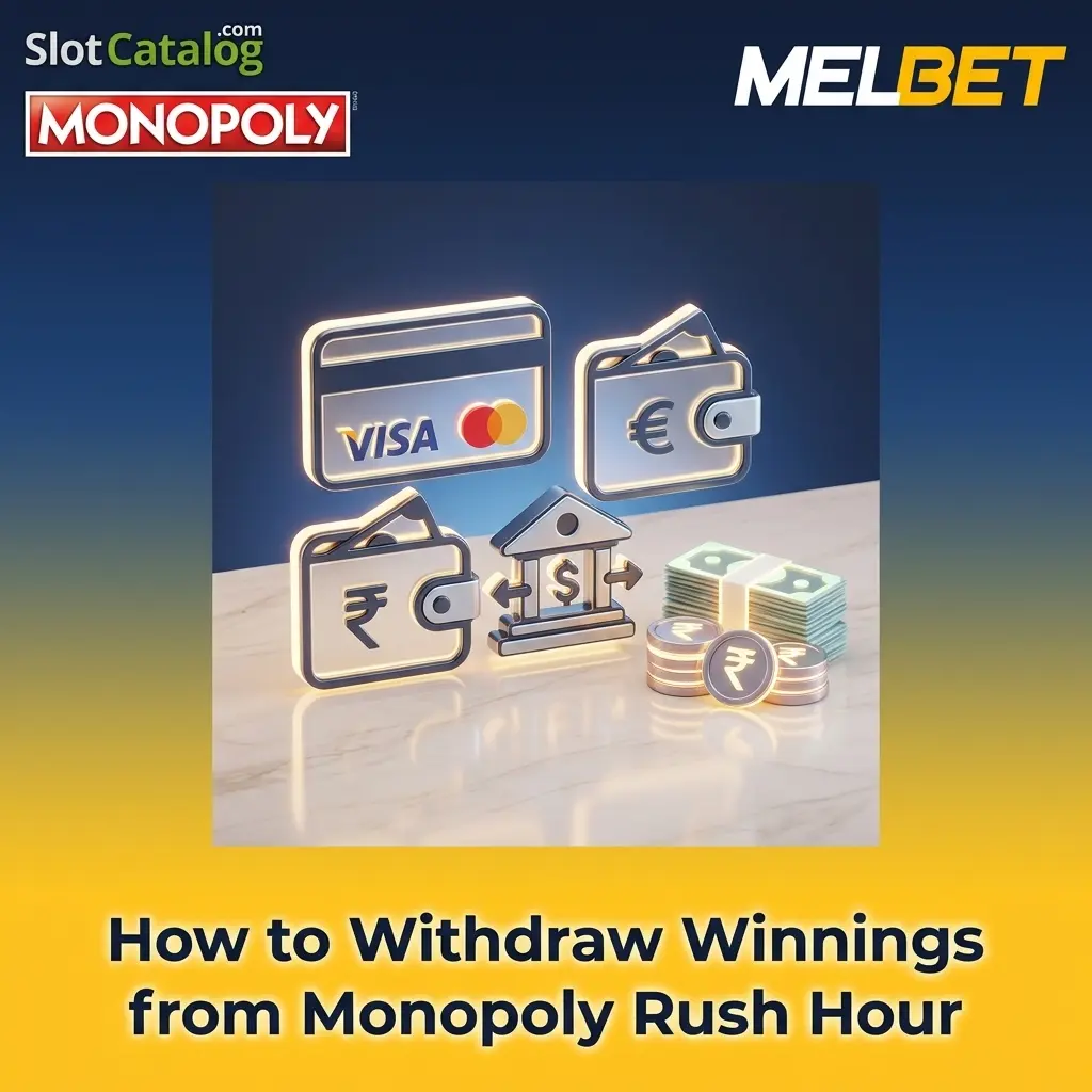 Melbet app withdrawal steps for Monopoly Rush Hour winnings via UPI or bank transfer within 24 hours