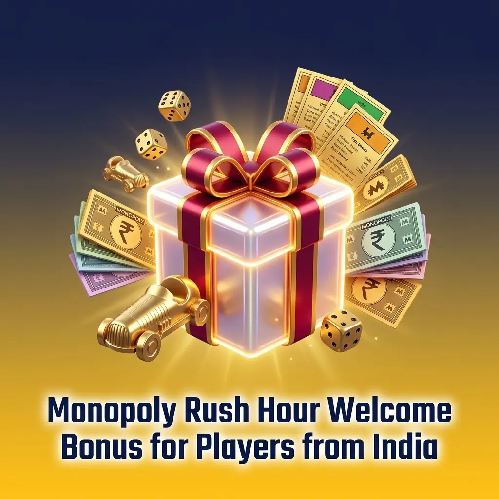 Melbet welcome bonus for Monopoly Rush Hour India players 150% up to 65200 INR with 35x wagering