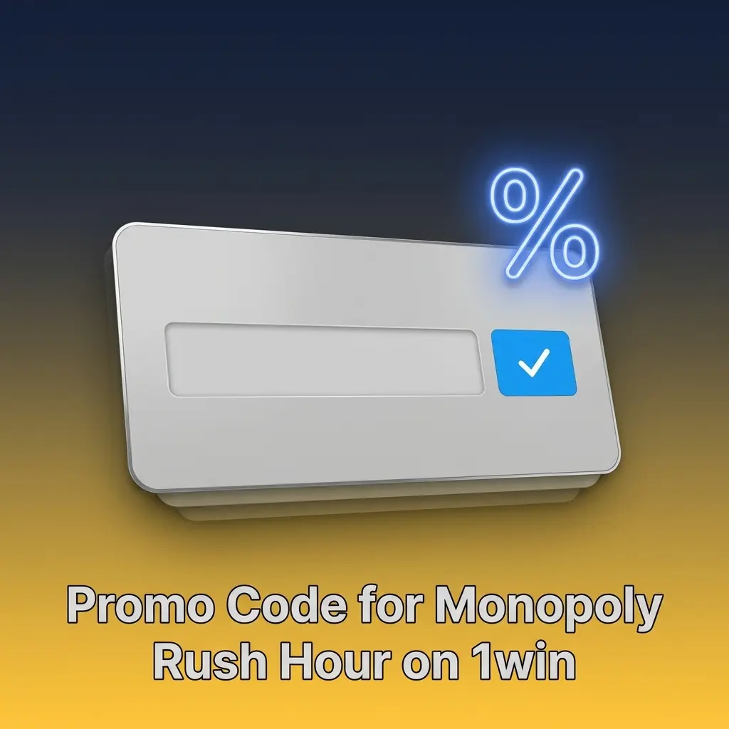 1win promo code 1WINBONUS for Monopoly Rush Hour welcome bonus activation at registration or account settings